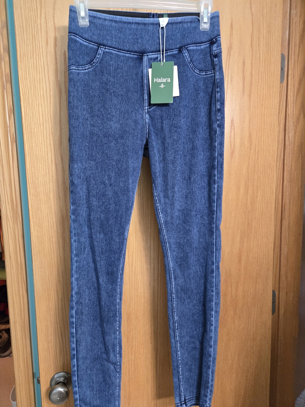HALARA Dark Blue Pull-On Jeggings